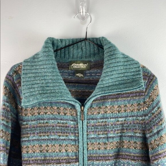 Eddie Bauer Lambs Wool Cardigan Size XL - Picture 2 of 5